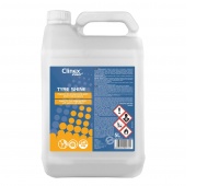 Preparat CLINEX Tyre Shine, do konserwacji opon, efekt mokrej opony, 5l