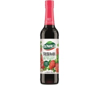 Fruit syrup ŁOWICZ,strawberry, 400ml