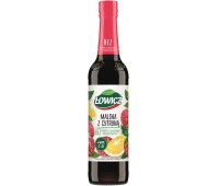 Fruit syrup ŁOWICZ, raspberry with lemon, 400ml