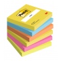 Karteczki samoprzylepne Post-it®, ENERGETIC, 76x76mm, 6x100 kart., Bloczki samoprzylepne, Papier i etykiety