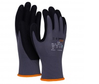 Gloves DONAU SAFETY Flex, kat. II, size 7, grey