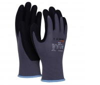Rękawice DONAU SAFETY Flex, kat. II, rozm. 9, szare