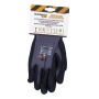 Gloves DONAU SAFETY Flex, kat. II, size 9, grey