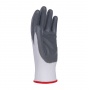 Gloves DONAU SAFETY Nitrile 01, kat. II, size 6, grey