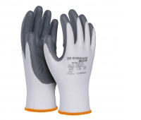 Rękawice DONAU SAFETY Nitrile 01, kat. II, rozm. 7, szare