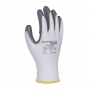 Gloves DONAU SAFETY Nitrile 01, kat. II, size 8, grey