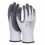 Gloves DONAU SAFETY Nitrile 01, kat. II, size 10, grey