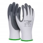 Gloves DONAU SAFETY Nitrile 01, kat. II, size 11, grey