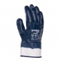 Gloves DONAU SAFETY Nitrile 03, kat. II, size 8, navy blue