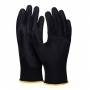 Gloves DONAU SAFETY PU Black, kat. II, size 8, black