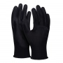 Gloves DONAU SAFETY PU Black, kat. II, size 10, black