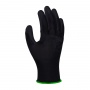 Gloves DONAU SAFETY PU Black, kat. II, size 11, black