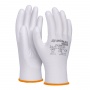 Gloves DONAU SAFETY PU White, kat. II, size 7, white