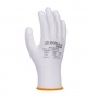 Gloves DONAU SAFETY PU White, kat. II, size 7, white