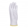 Gloves DONAU SAFETY PU White, kat. II, size 8, white