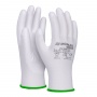 Gloves DONAU SAFETY PU White, kat. II, size 11, white