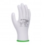 Gloves DONAU SAFETY PU White, kat. II, size 11, white