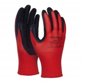 Gloves DONAU SAFETY Super Latex, kat. II, size 6, red