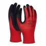 Gloves DONAU SAFETY Super Latex, kat. II, size 6, red