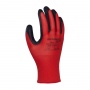 Gloves DONAU SAFETY Super Latex, kat. II, size 6, red