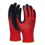 Gloves DONAU SAFETY Super Latex, kat. II, size 7, red