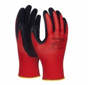 Gloves DONAU SAFETY Super Latex, kat. II, size 8, red