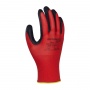 Gloves DONAU SAFETY Super Latex, kat. II, size 8, red