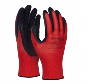 Gloves DONAU SAFETY Super Latex, kat. II, size 10, red