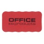 Magnetic sponge OFFICE PRODUCTS, for white boards, 110x57x20mm, with tag, red