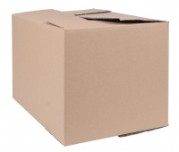 Packing box OFFICE PRODUCTS, closed, 450x300x300mm, gray