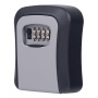 Key lock box DONAU TECH, 115x95x40 mm, black and silver