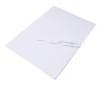 Teczka wiązana OFFICE PRODUCTS, karton, A4, 300gsm, 3-skrz., biała