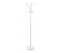 Clothes hanger OFFICE PRODUCTS Goteborg, standing, umbrella holder, silver