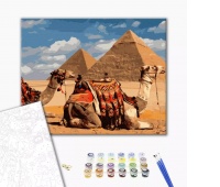Paint by numbers BRUSHME, 40x50 cm, symbols of Egypt, 1 pc, in a box