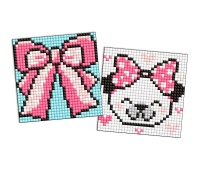 Diamond mosaic on a sticker IDEYKA, 9x9cm, kids, little muscle, 2 pcs