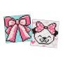 Diamond mosaic on a sticker IDEYKA, 9x9cm, kids, little muscle, 2 pcs