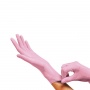 Powder-free nitrile gloves CLARA, 100 pcs, size XS, pink