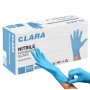Powder-free nitrile gloves CLARA, 100 pcs, size S, blue