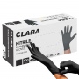 Powder-free nitrile gloves CLARA, 100 pcs, size S, black