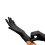 Powder-free nitrile gloves CLARA, 100 pcs, size S, black