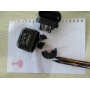 School kit KEYROAD Black Pencil Set, 2x black pencil + eraser + sharpener, blister, black