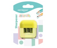 Temper&oacute;wka plastikowa KEYROAD Jelly Gel, podw&oacute;jna, blister, transparentna