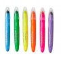 Gel crayons KEYROAD Neon, 6 pcs, mix of neon colors