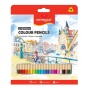 Pencil crayons KEYROAD, triangular, 4mm, 24 pcs, color mix