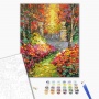 Malowanie po numerach BRUSHME, 40x50 cm, jesienny park, 1 szt., w pudełku, Produkty kreatywne, Artykuły szkolne