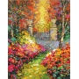 Malowanie po numerach BRUSHME, 40x50 cm, jesienny park, 1 szt., w pudełku, Produkty kreatywne, Artykuły szkolne