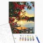 Paint by numbers BRUSHME, 40x50 cm, sunset on the pier, 1 pc, in a box