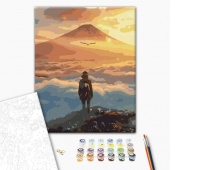 Paint by numbers BRUSHME, 40x50 cm, paradise landscape, 1 pc, in a box