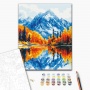 Malowanie po numerach BRUSHME, 40x50 cm, jesień w górach, 1 szt., w pudełku, Produkty kreatywne, Artykuły szkolne