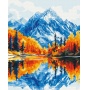 Malowanie po numerach BRUSHME, 40x50 cm, jesień w górach, 1 szt., w pudełku, Produkty kreatywne, Artykuły szkolne